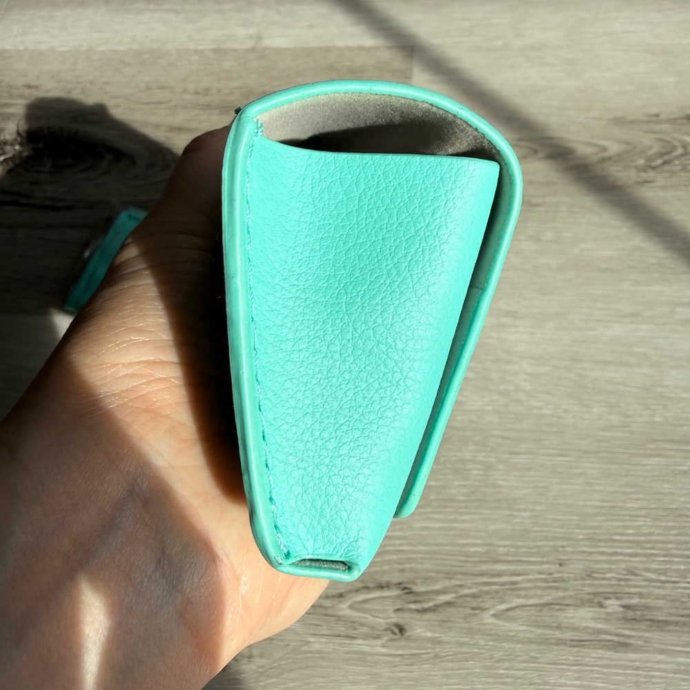 Tiffany & Co. Glasses Case and Wipe Cloth, Aqua Blue - Picture 11 of 17